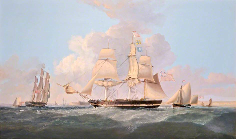 'combatant' Entering The Mersey — Thomas Dove