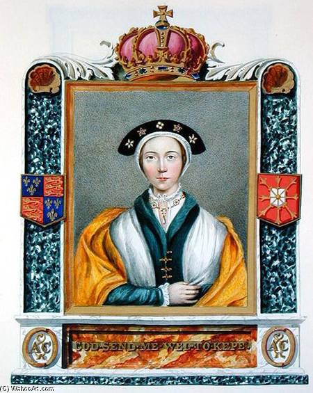 Portrait Of Anne Of Cleves 4th Queen Of Henry Viii From 'memoirs Of The Court Of Queen Eli — Sarah Countess Of Essex