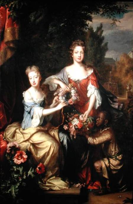 Portrait Of Lady Frances Lady Conings And Lady Katherine Jones — Willem Wissing