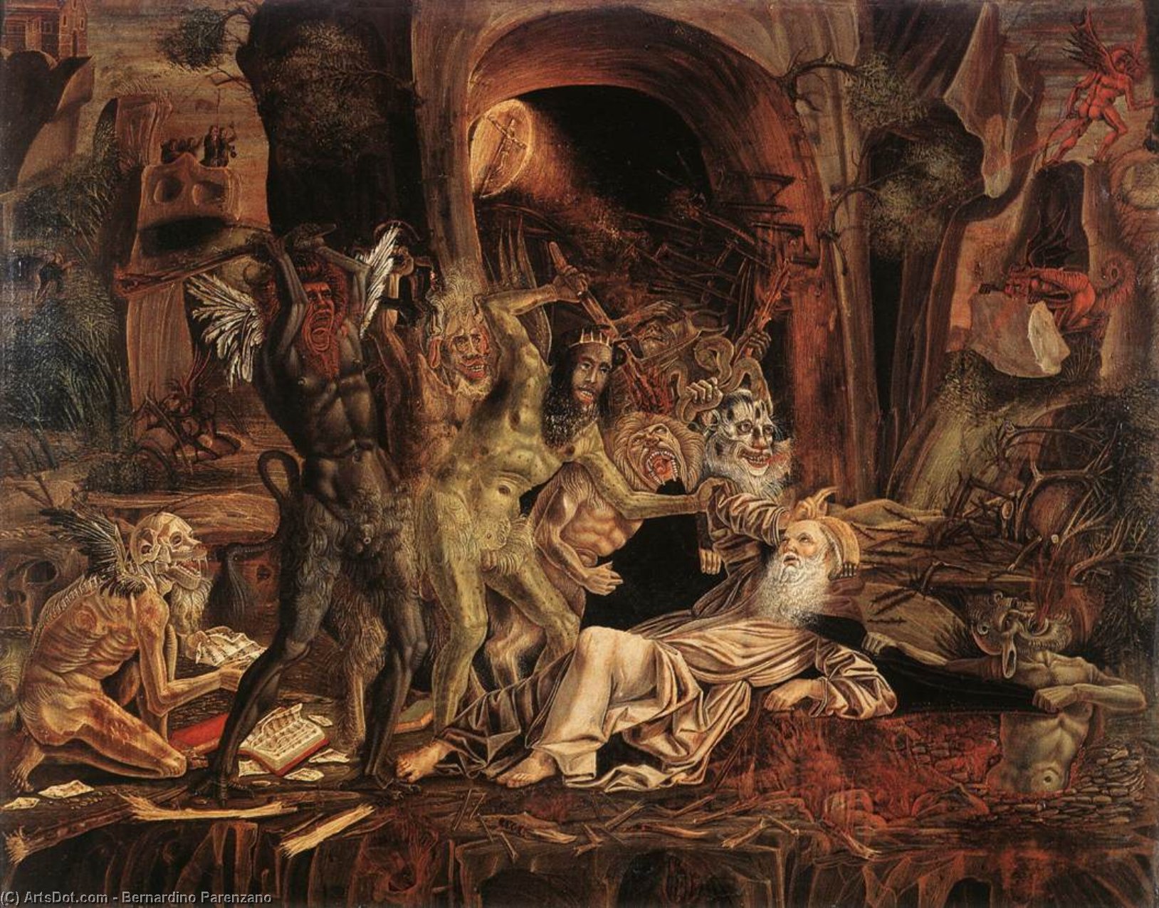 Temptations Of St Anthony — Bernardino Parenzano