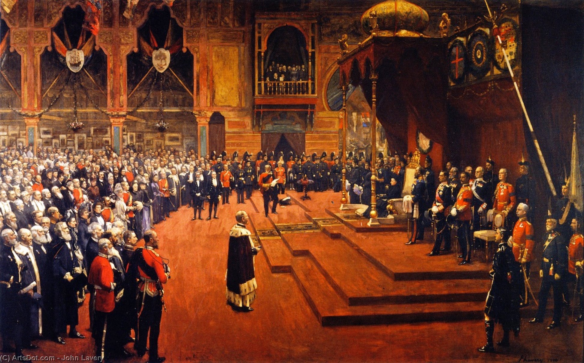 State Visit Of Her Majesty, Queen Victoria, To The Glasgow International Exhibition, 1888 — Džon Leveri