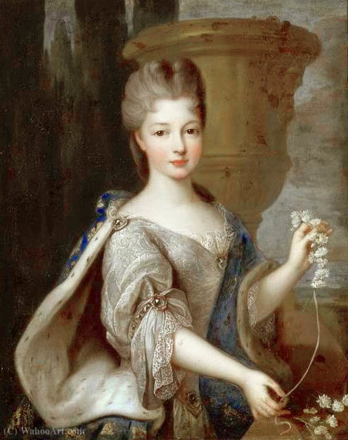 Portrait Of Louise Élisabeth De Bourbon Princess Of Conti — Pierre Gobert