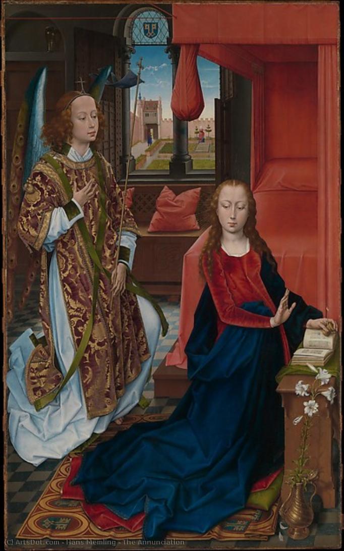 The Annunciation — Ханс Мемлинг