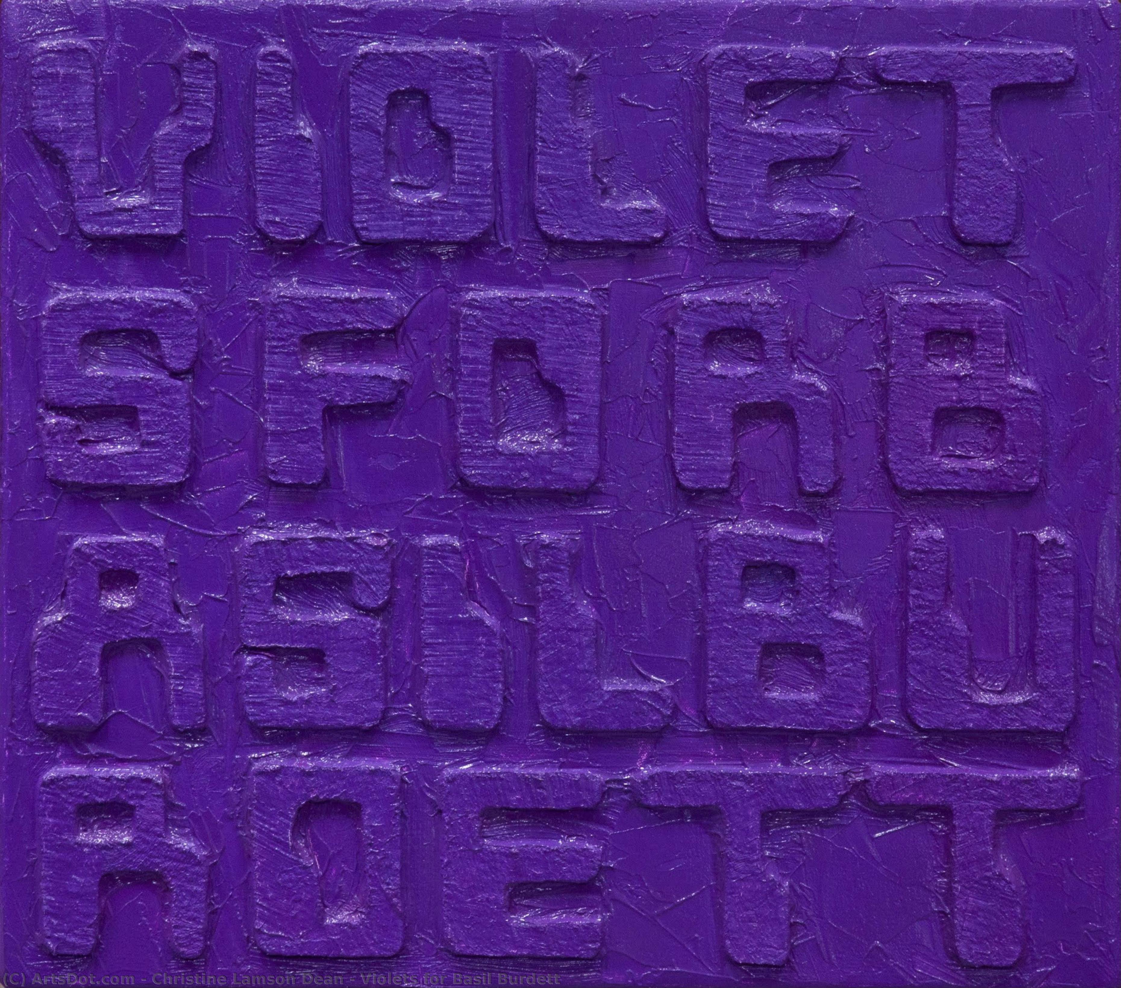 Violets For Basil Burdett — Кристин Ламсон Дин