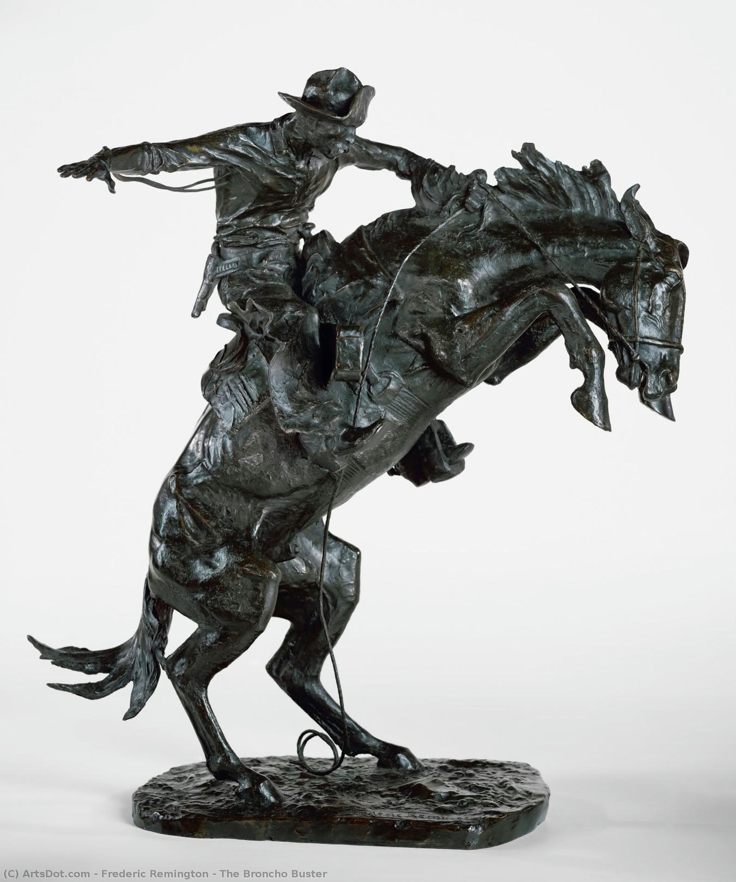 The Broncho Buster — Frederic Remington