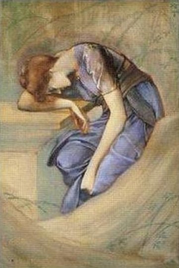 The Briar Rose. The Garden Court (study) — Edward Coley Burne-jones