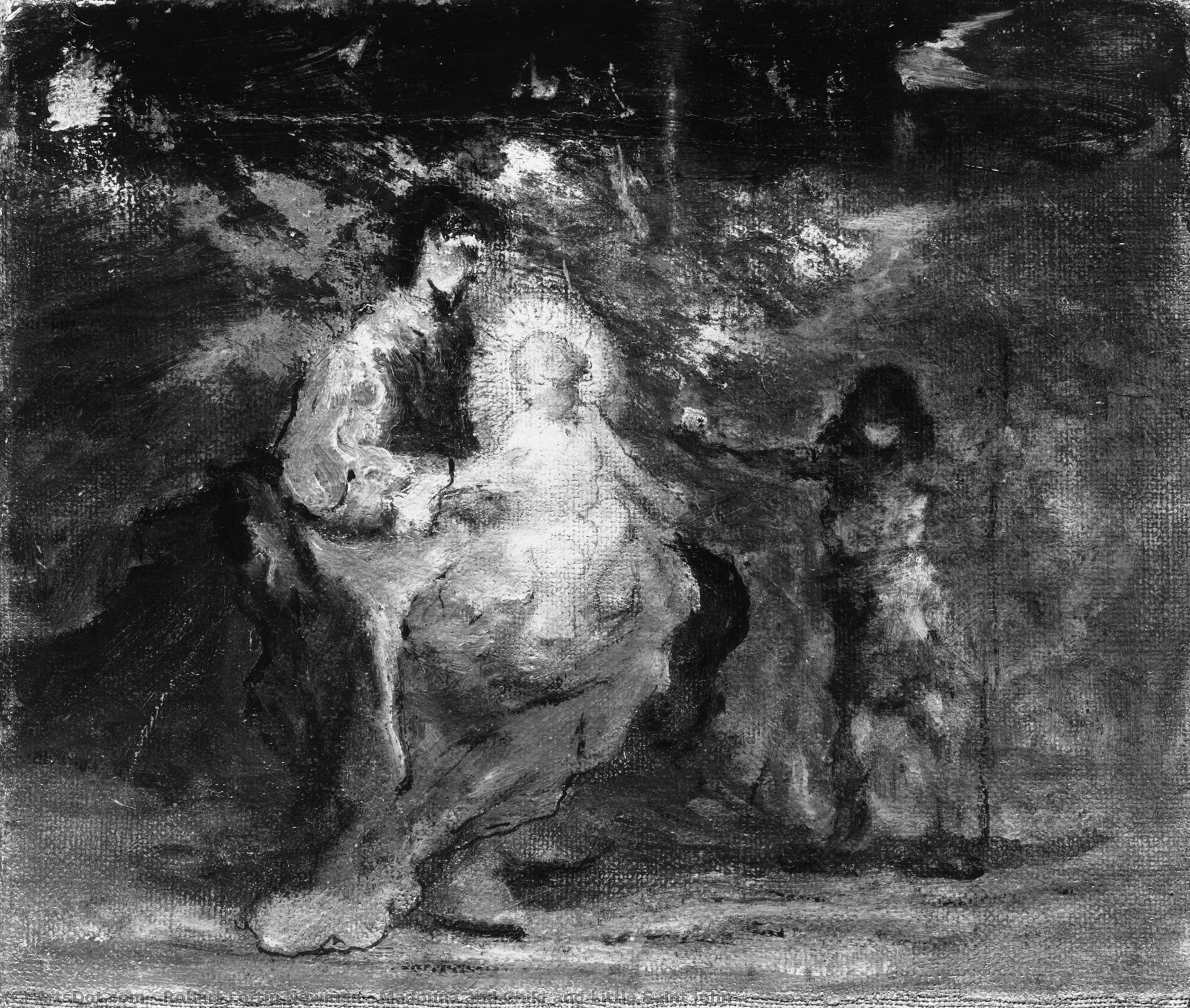 Madonna And Child And Little Saint John — Robert Loftin Newman
