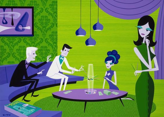 A Friendly Wager — Josh Agle (shag)