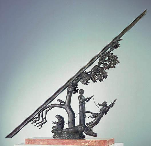 Time And The Fates Sundial — Paul Manship