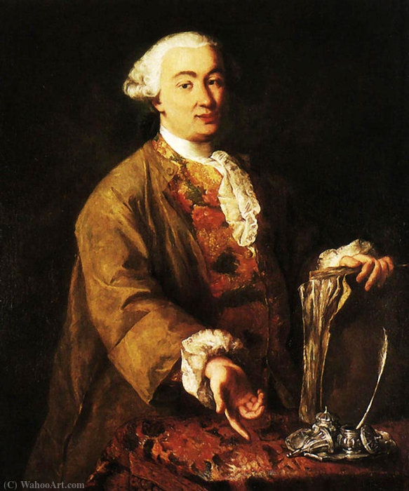 Playwright Carlo Goldoni — Alessandro Longhi