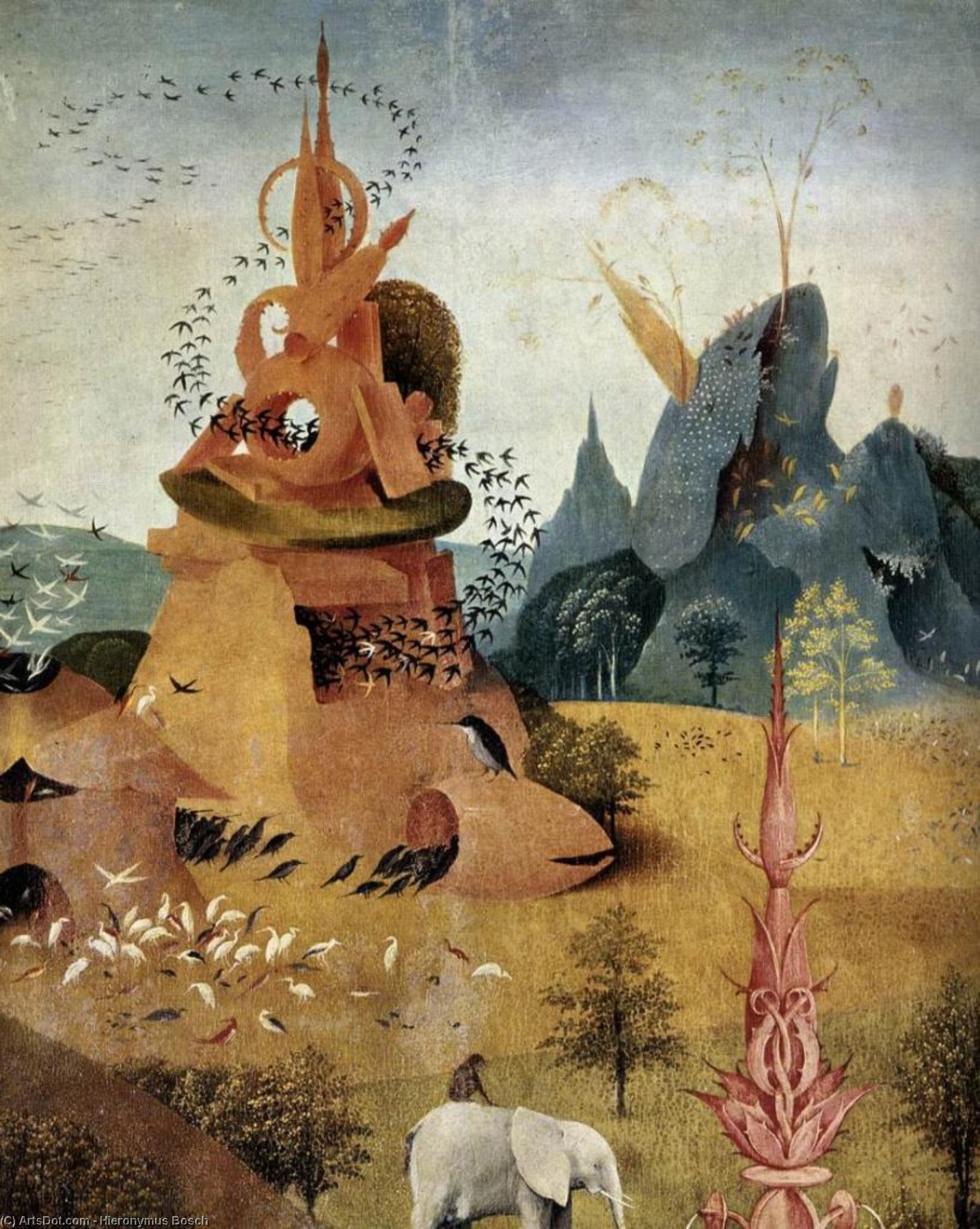 Triptych Of Garden Of Earthly Delights (detail) (14) — Hieronymus Bosch