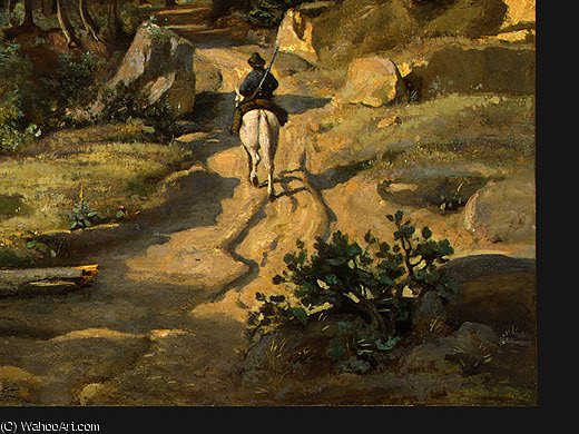 A View Near Volterra (detail - ) — Jean-baptiste-camille Corot