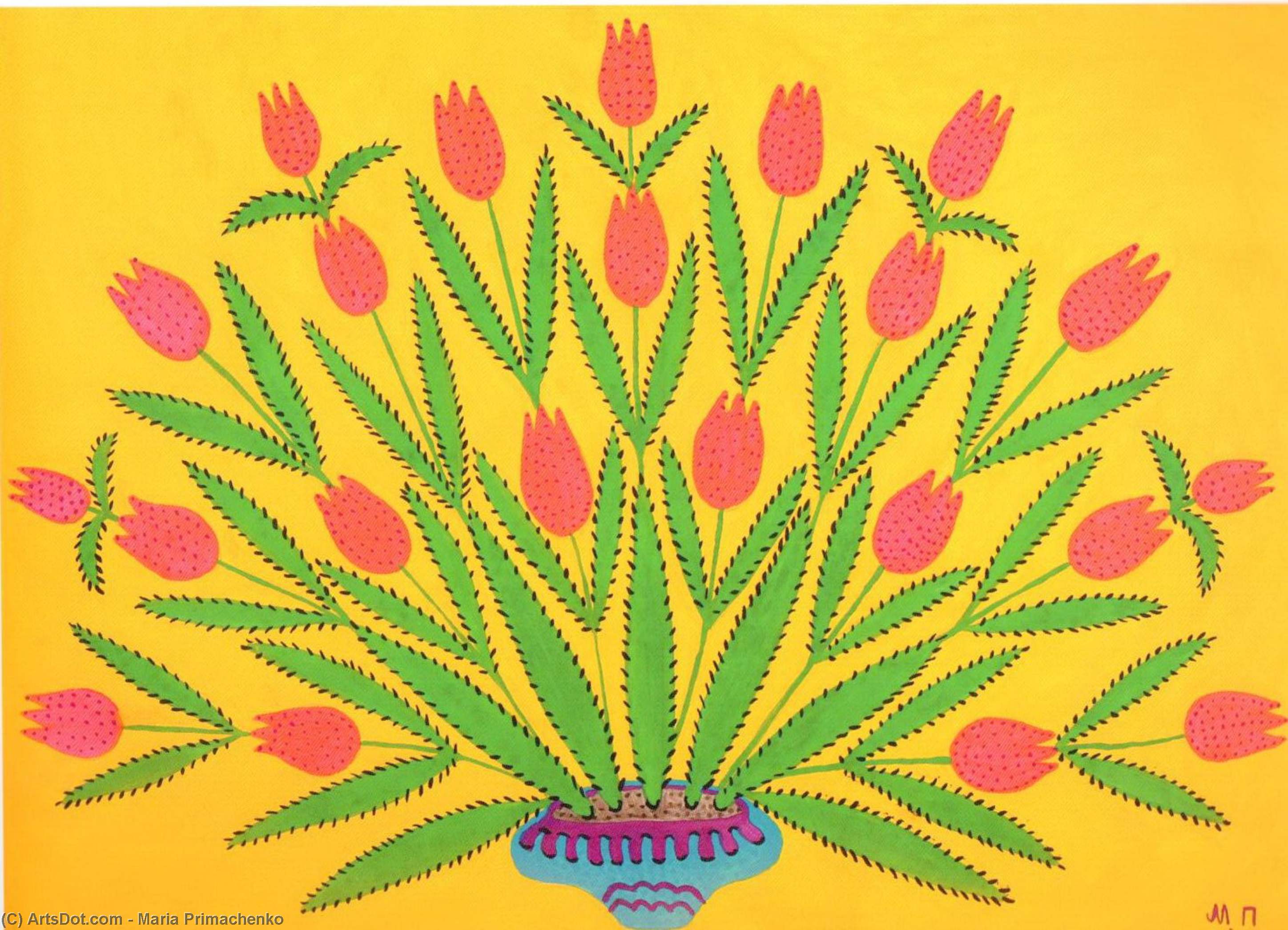 I Give These Flowers Where Ivans Live — Maria Primachenko