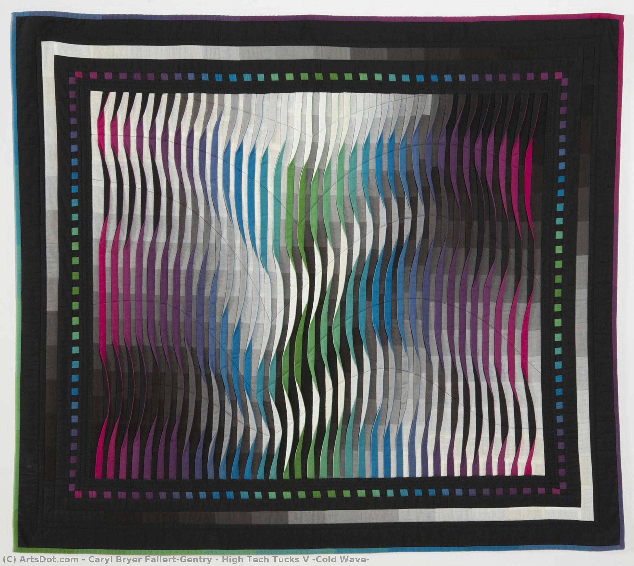 High Tech Tucks V (cold Wave) — Caryl Bryer Fallert-gentry