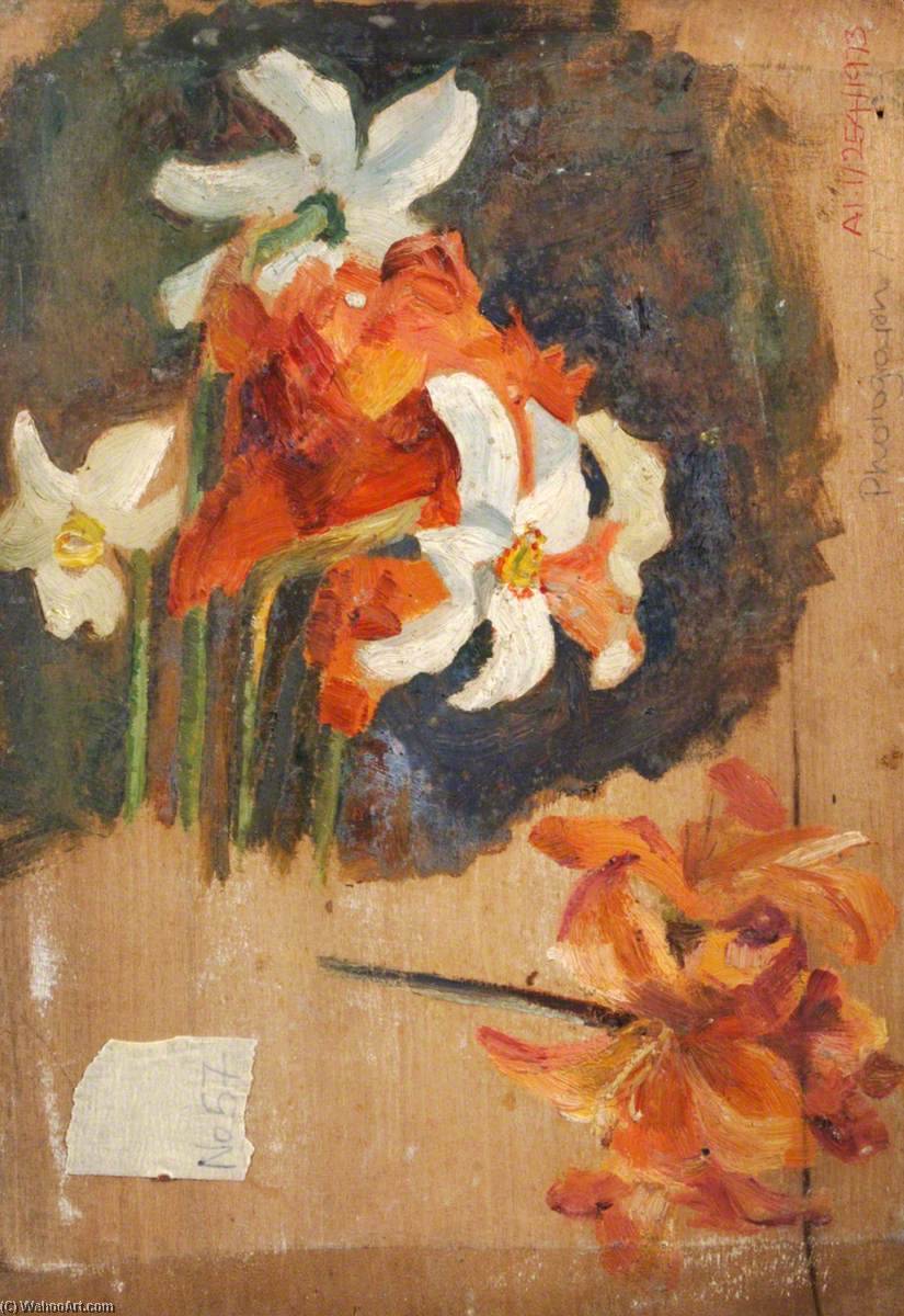 Narcissus And Orchid (verso) — Benjamin Hojton