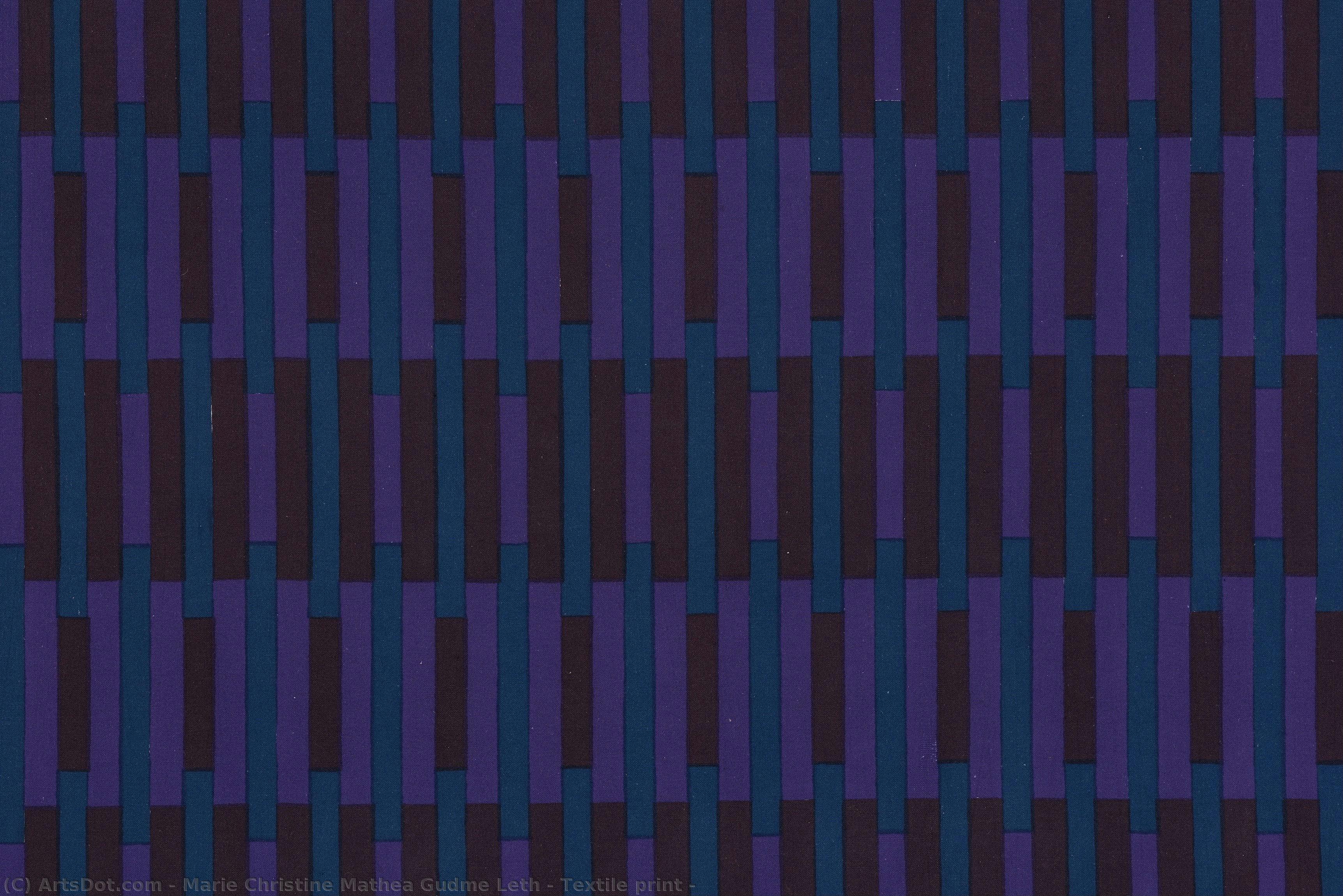 Textile Print — Marie Christine Mathea Gudme Leth
