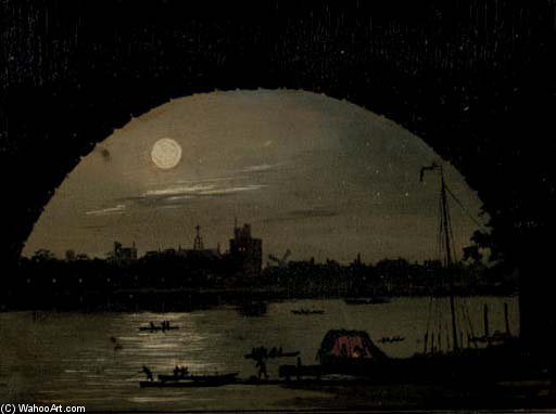 Moon Over The River Thames — Daniel Turner