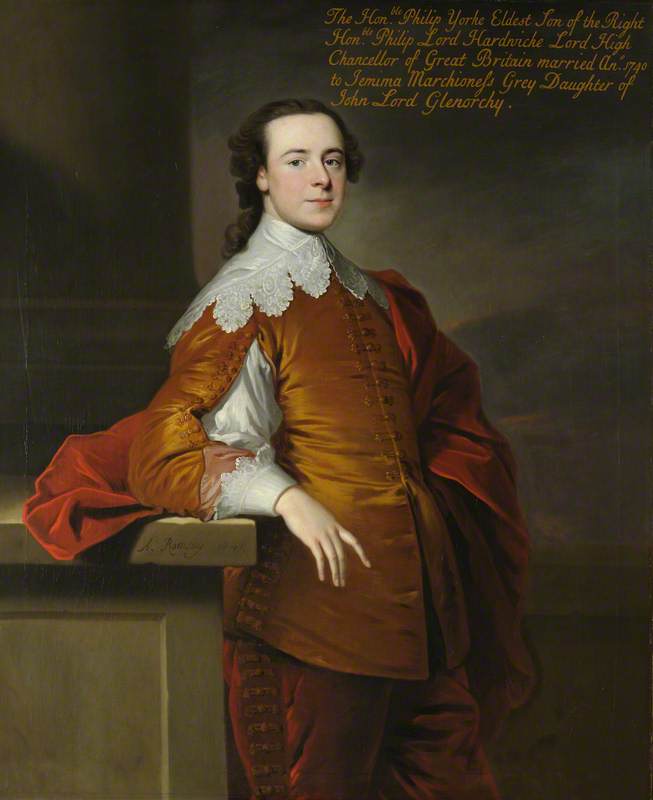 Philip Yorke (1720–1790), 2nd Earl Of Hardwicke, Pc, Mp, Frs — Allen Ramsay