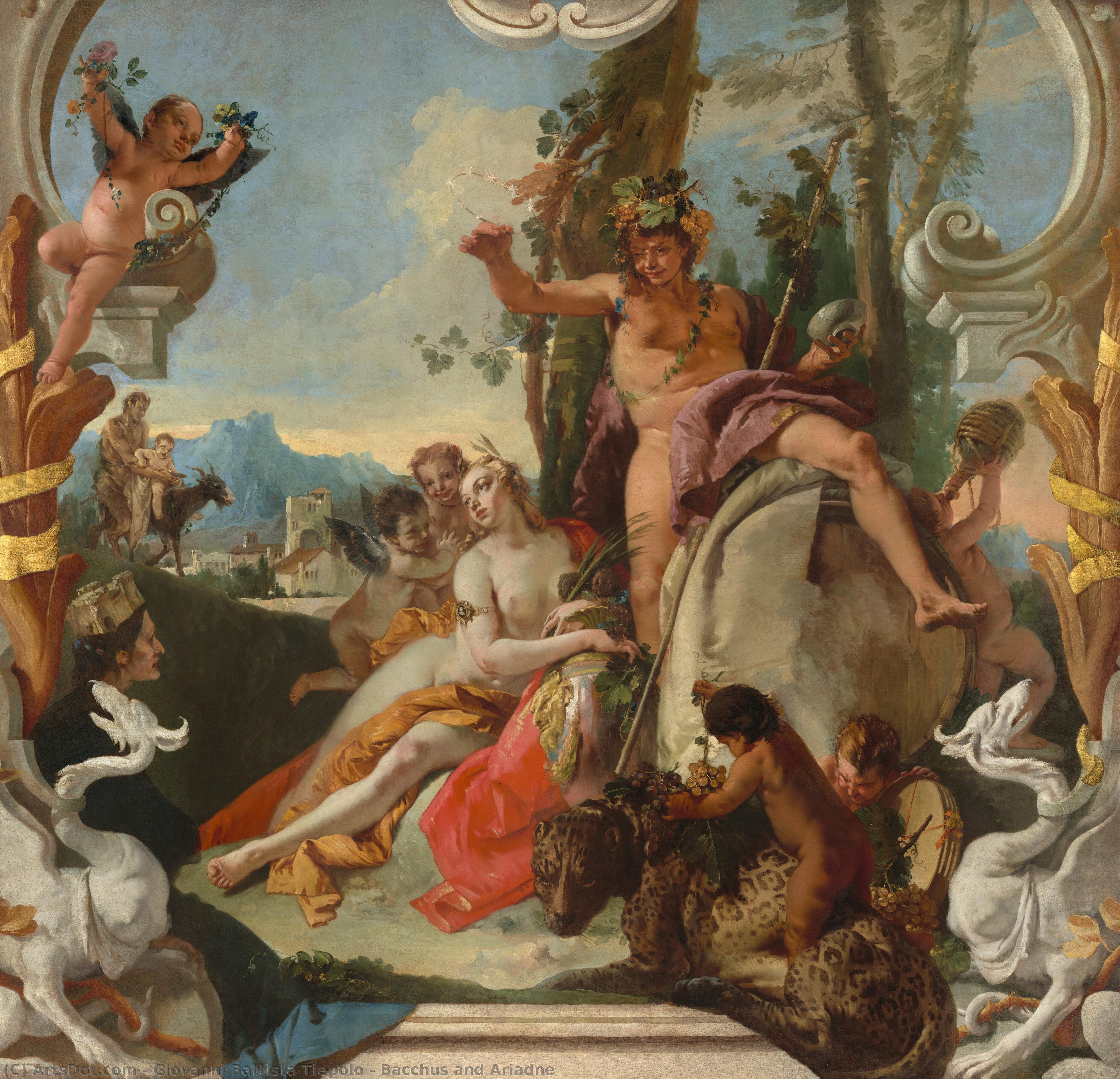 Bacchus And Ariadne — Giambattista Tiepolo