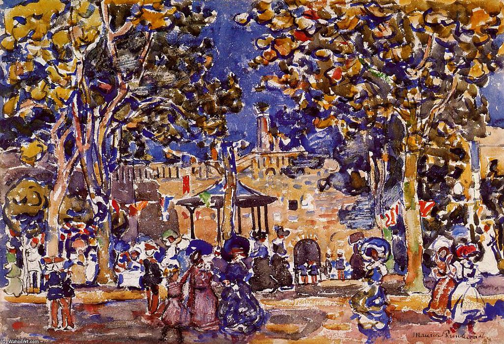 Band Concert — Maurice Brazil Prendergast