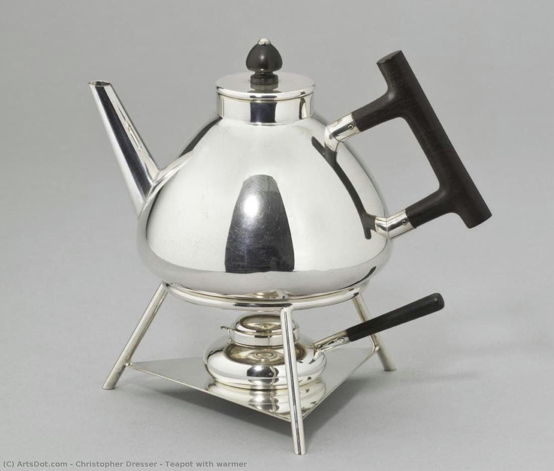 Teapot With Warmer — Christopher Dresser