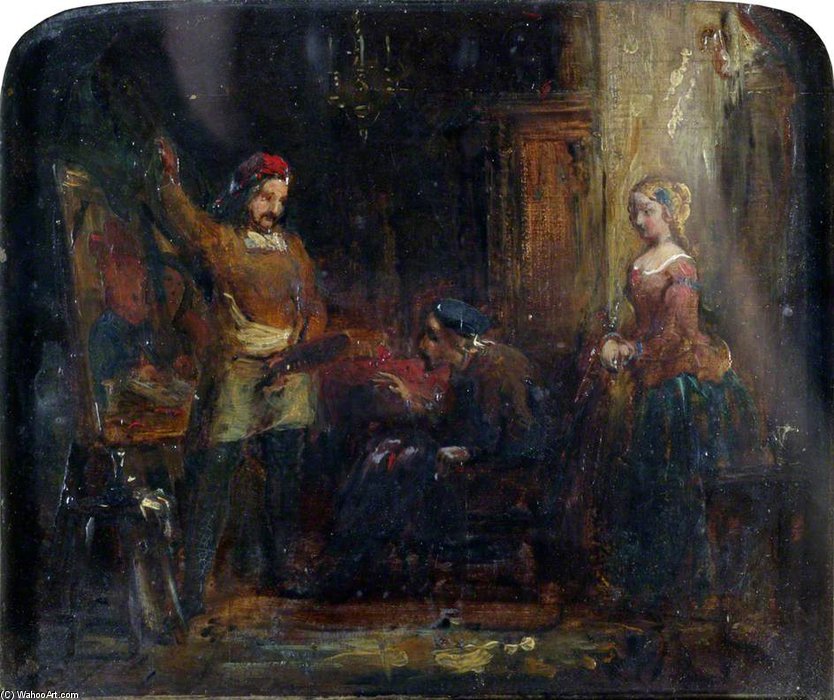 Quentin Matsys In His Studio — Richard Redgrave