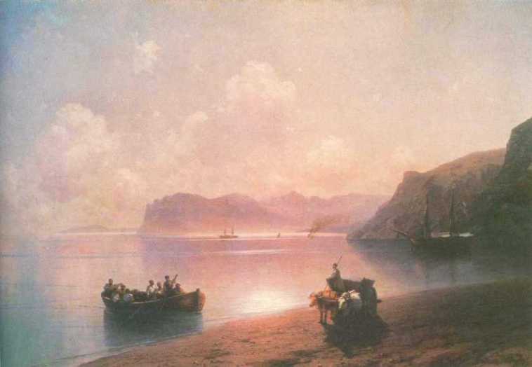 Morning On A Sea — Ivan Konstantinovich Aivazovsky