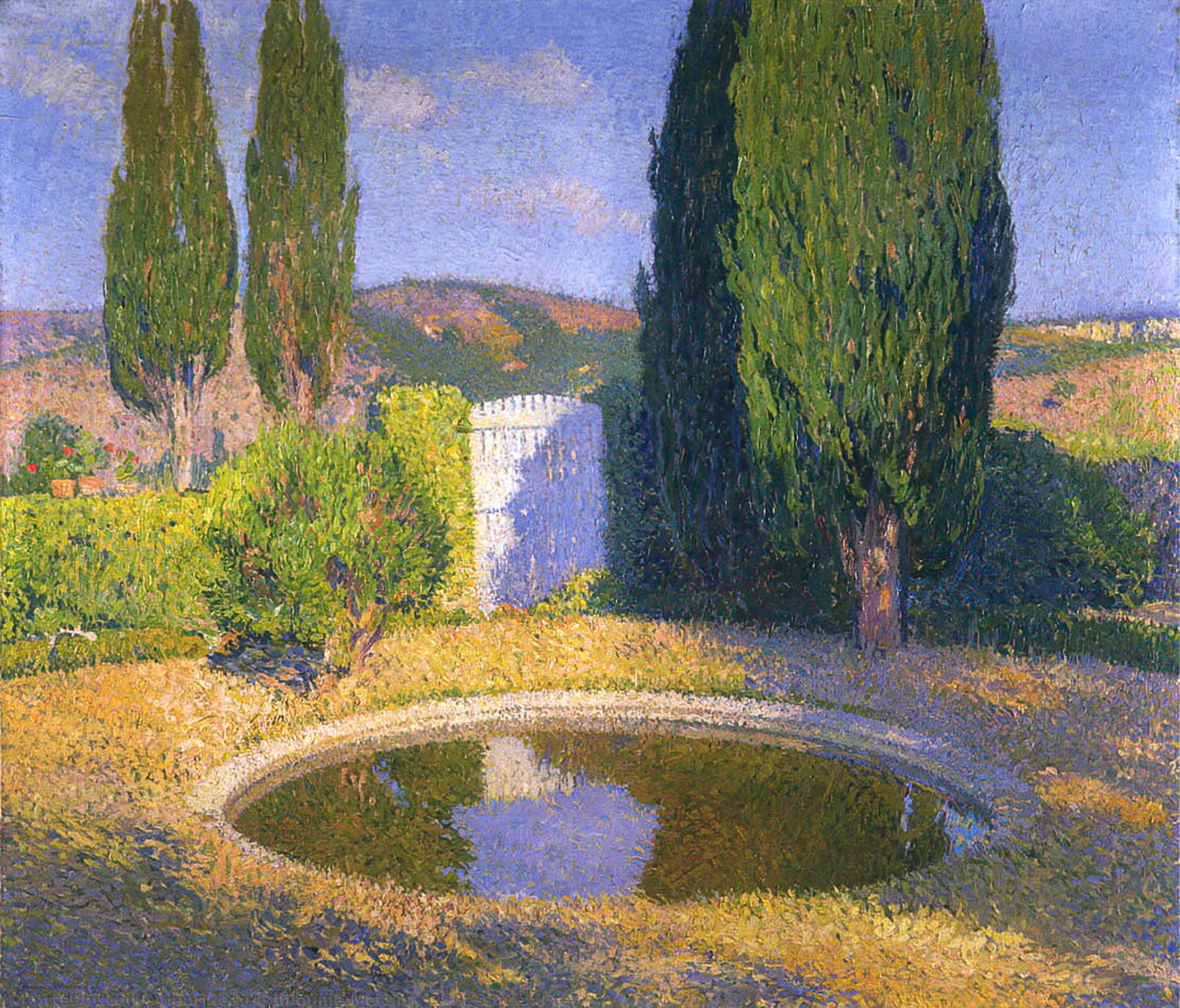 Le Bassin En Ete — Henri Jean Guillaume Martin