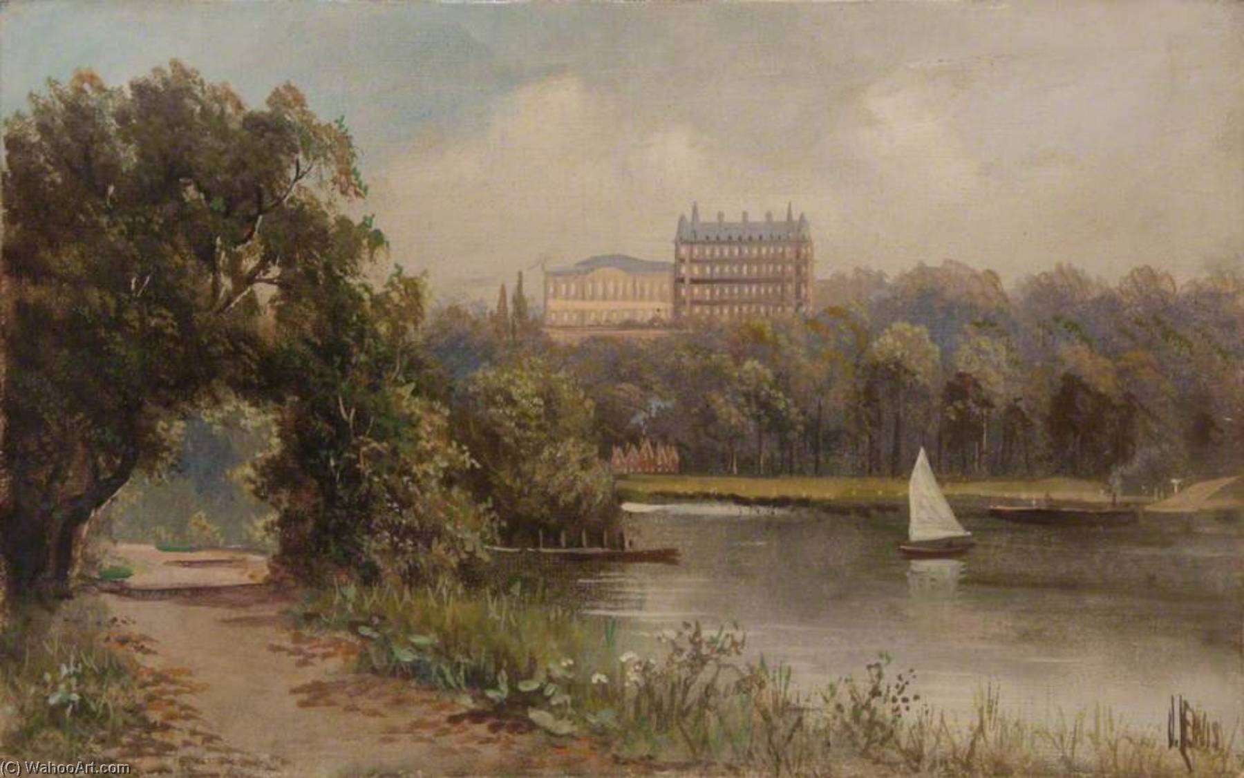 The 'star And Garter' From The Twickenham Bank, Middlesex — James Isaiah Lewis