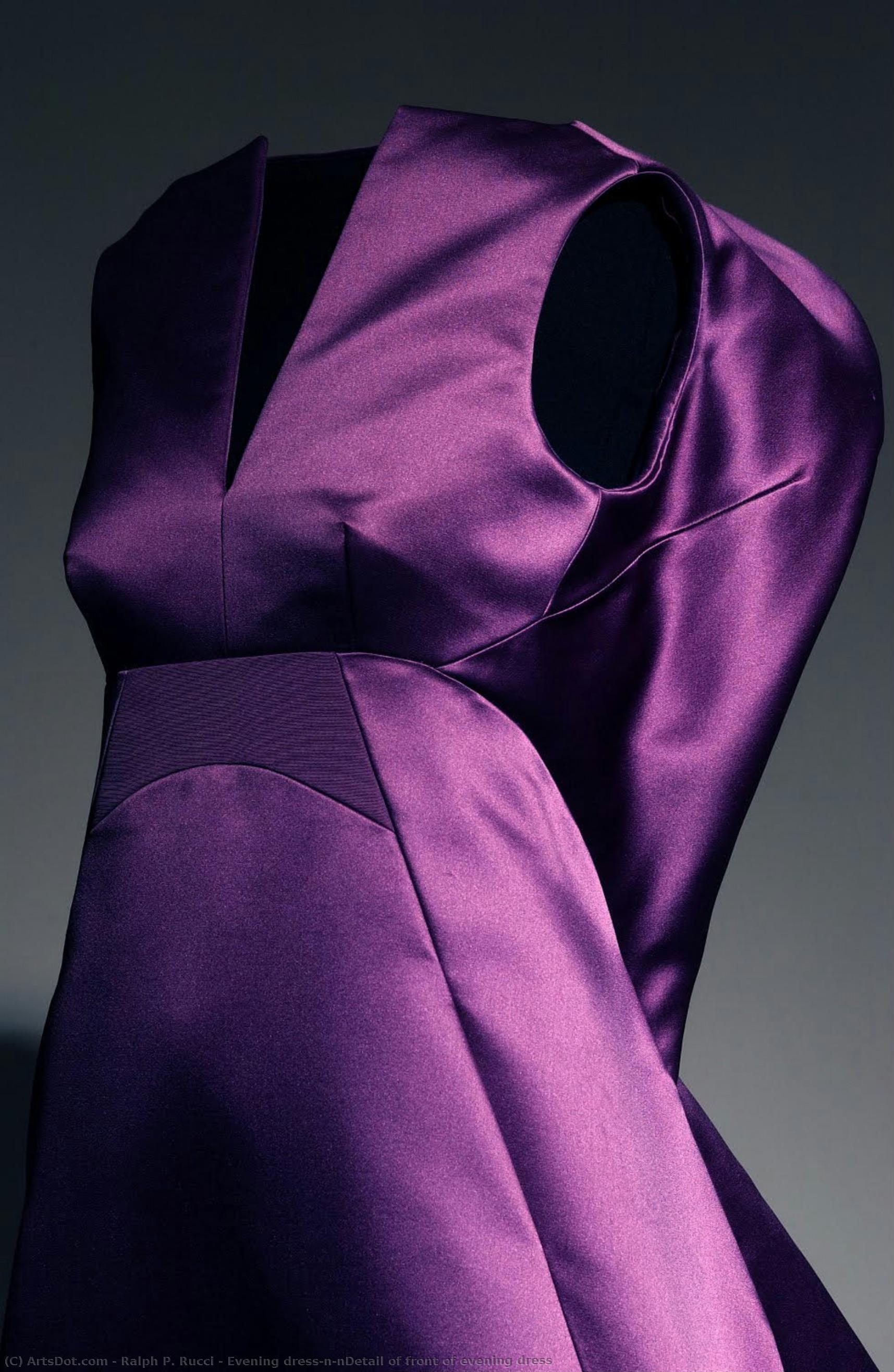 Evening Dress\n\ndetail Of Front Of Evening Dress — Ralph P. Rucci