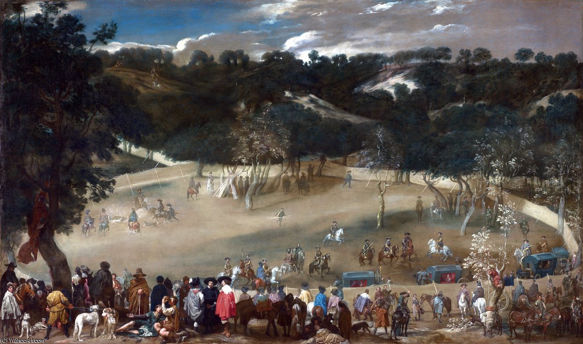 Philip Iv Hunting Wild Boar (la Tela Real) — Diego Rodríguez De Silva Y Velázquez