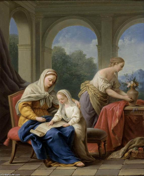 The Education Of The Virgin — Louis Jean François Lagrenée