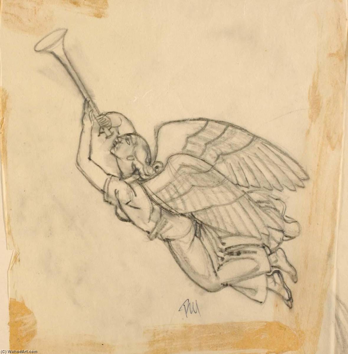 Angel, Sketch For Anzio — Paul Manship