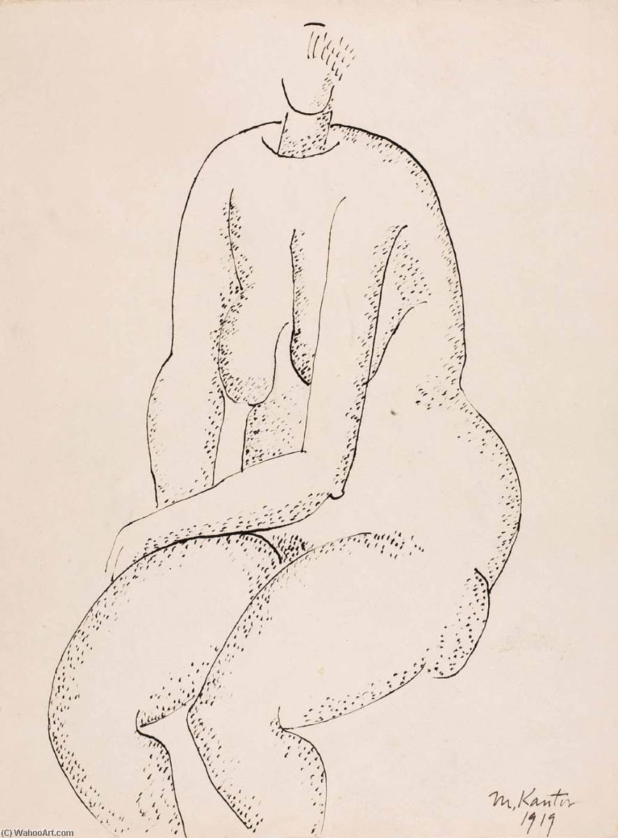 (untitled Seated Female Nude) — Morris Kantor