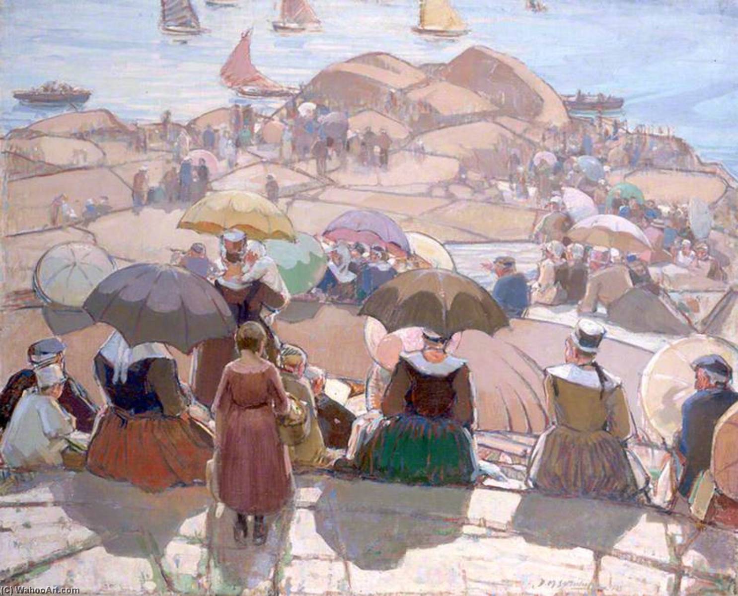 The Fisherman's Regatta, Brittany, France — David Macbeth Sutherland