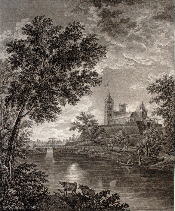 View Of Pavlovsk Fortress By Moonlight — Semjon Fjodorowitsch Schtschedrin