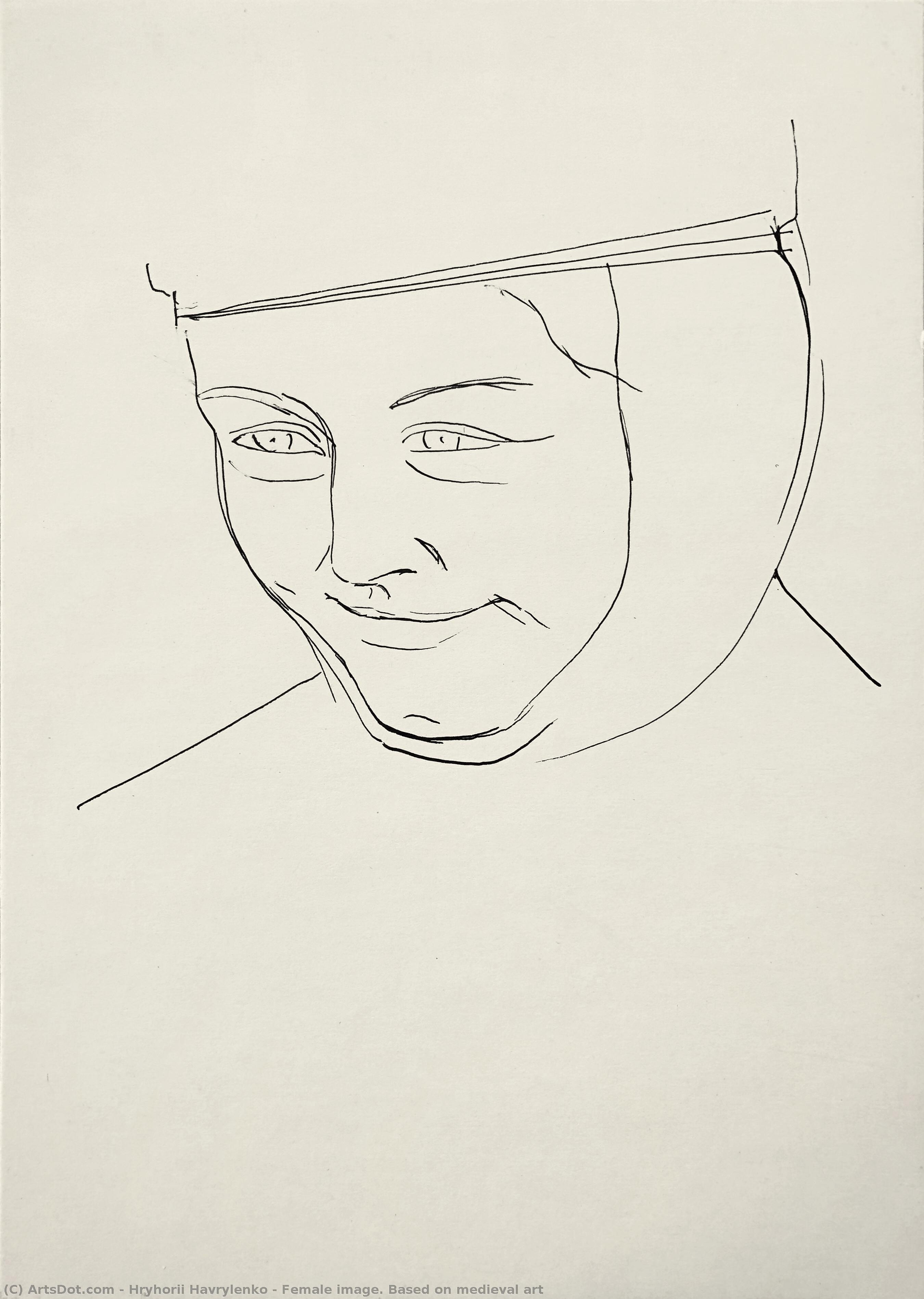 Female Image. Based On Medieval Art — Hryhorii Havrylenko