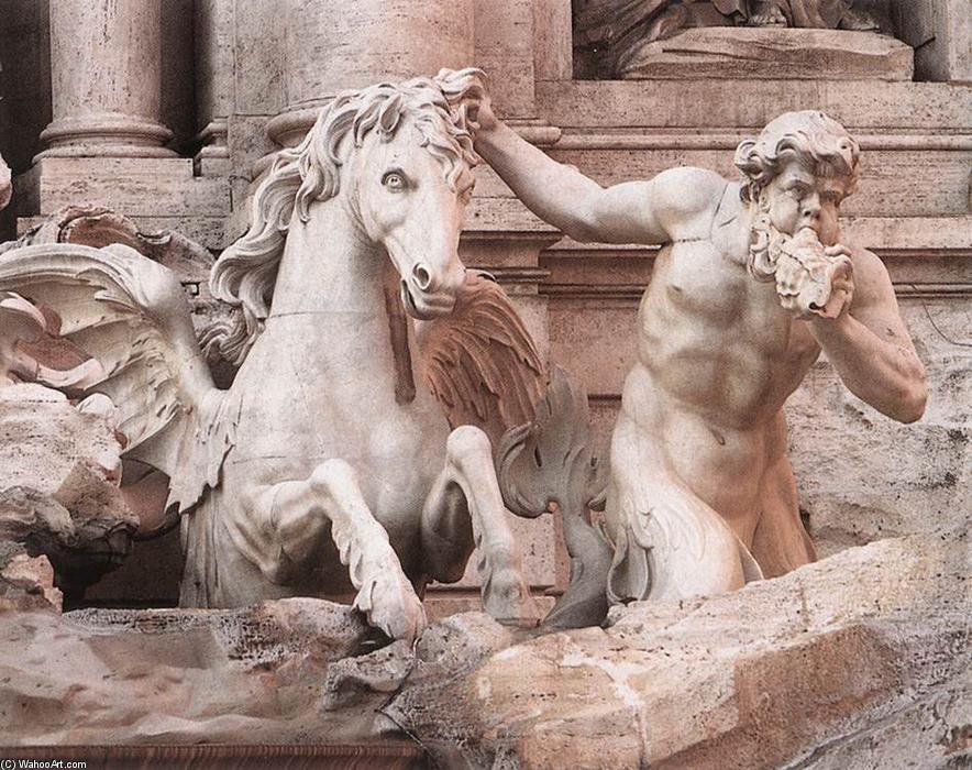 Fontana Di Trevi (detail) — Niccolò Salvi