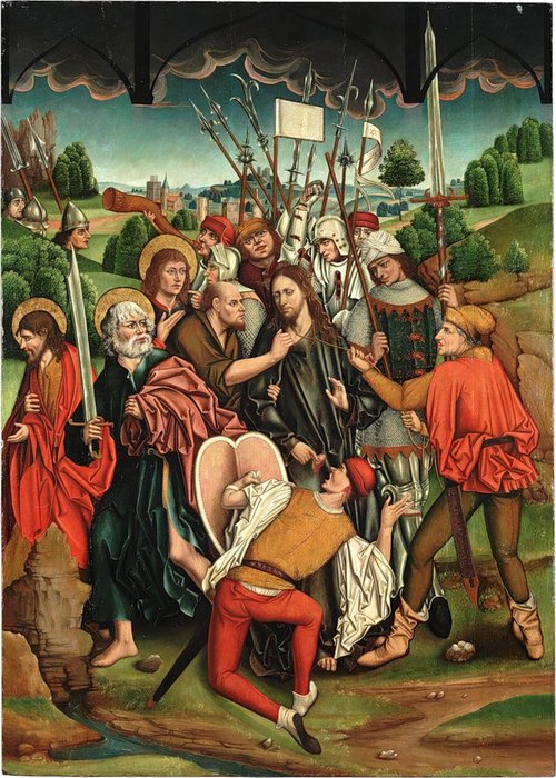 Arrest Table From The Altarpiece Of Ciudad Rodrigo — Fernando Gallego