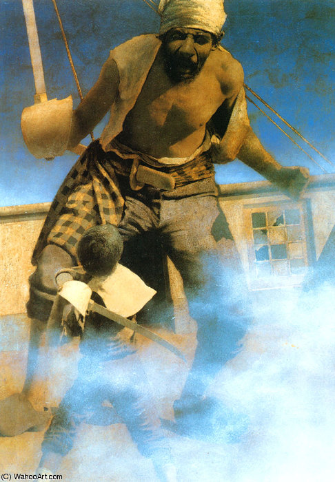 Saga Of The Sea — Maxfield Parrish