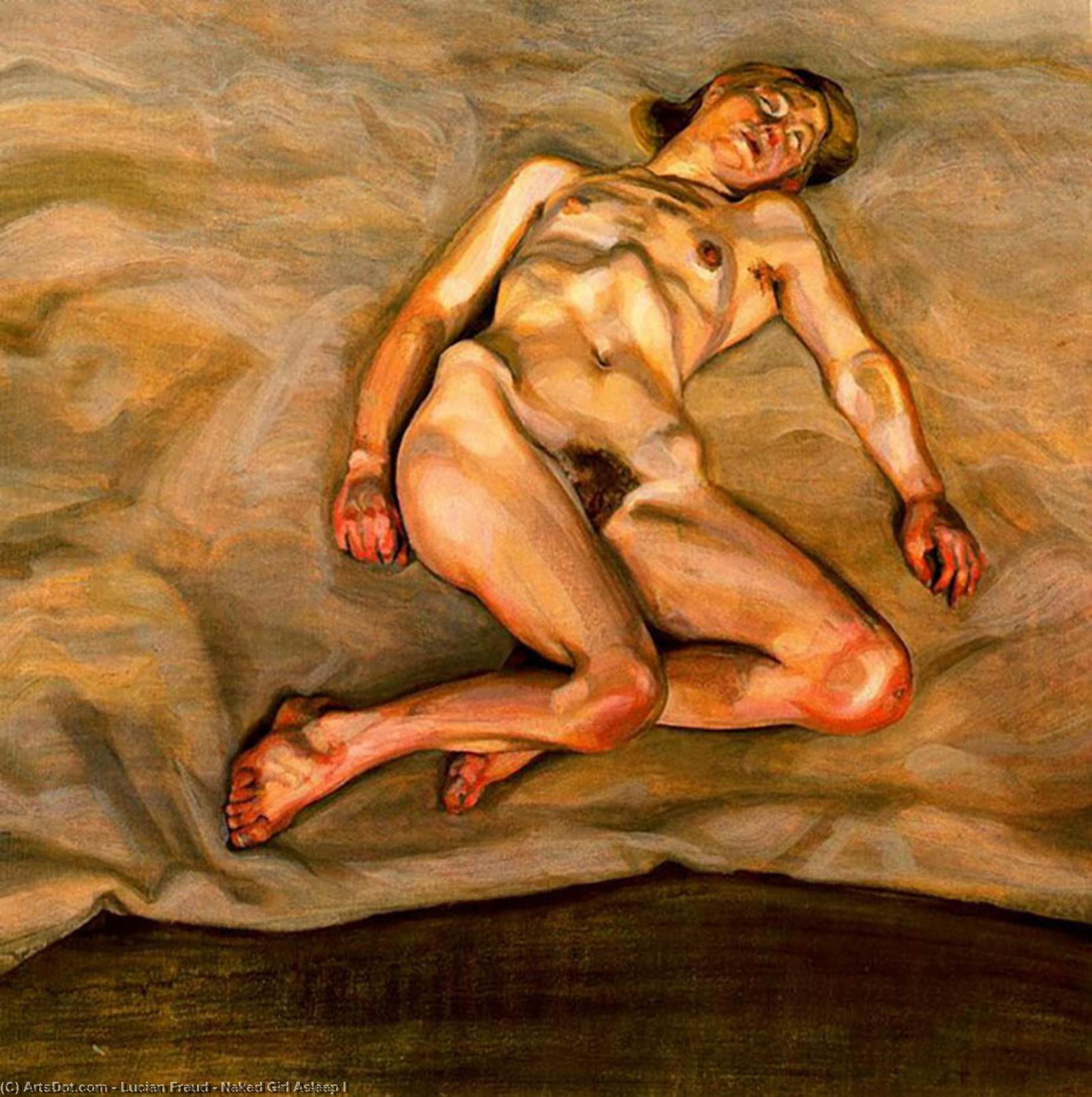 Naked Girl Asleep I — Лусијан Фројд