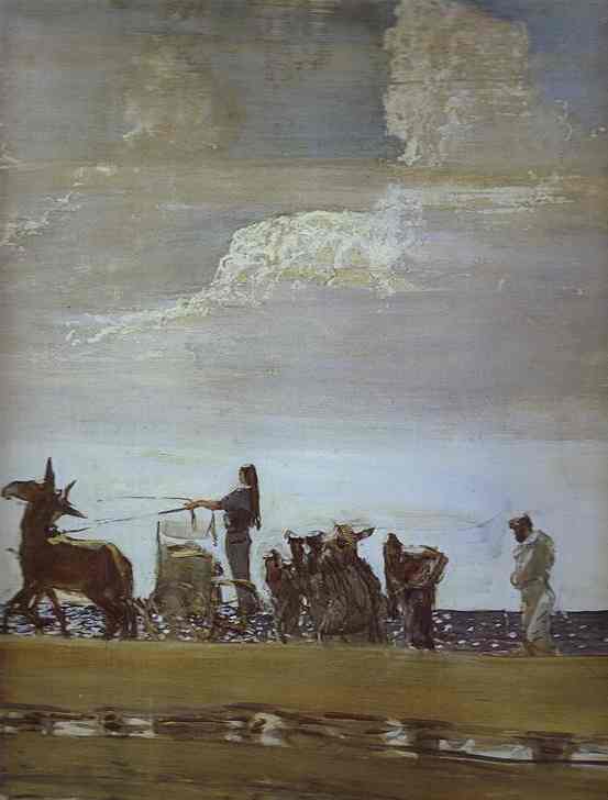 Odysseus And Nausicaa. Detail — Valentin Alexandrovich Serov