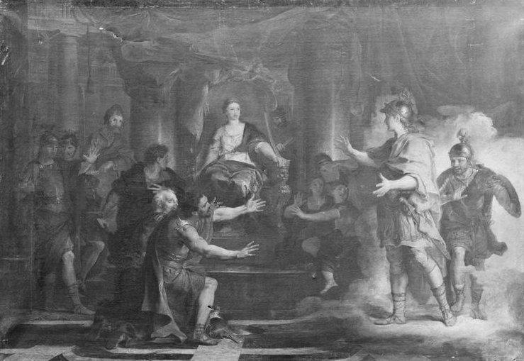 Enee, Debarque A Carthage, Se Presente Devant Didon — Louis Galloche