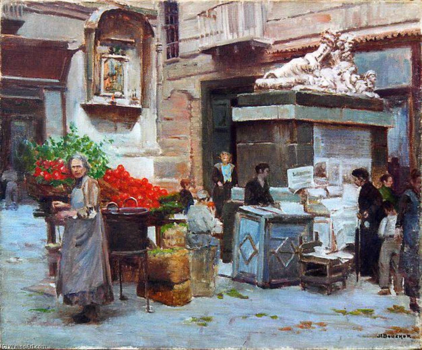 Le Nil Et Les Marchandes À Naples (titre Inscrit) — Joseph-félix Bouchor