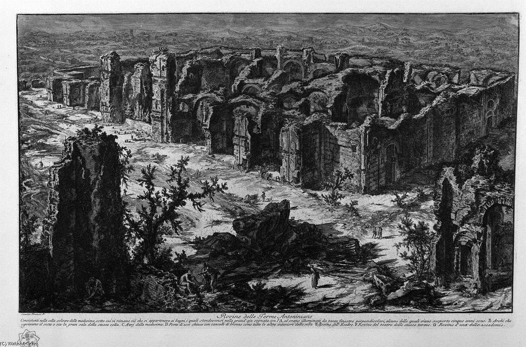 Ruins Of The Antonine Baths — Giovanni Battista Piranesi