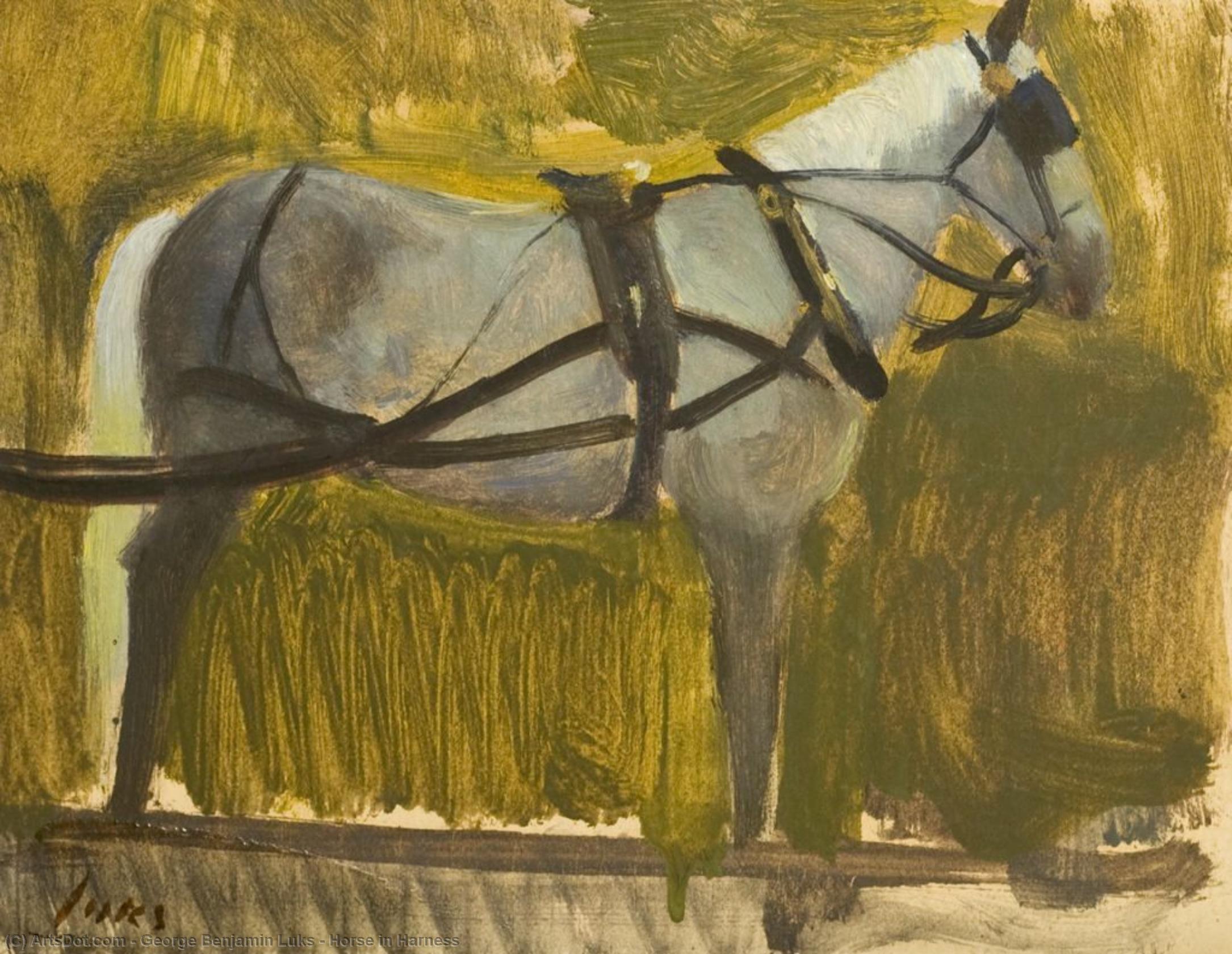 Horse In Harness — Георг Люкс