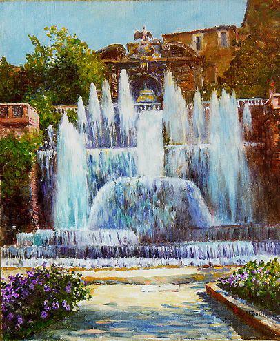 Villa D'este (titre Inscrit) — Joseph-félix Bouchor