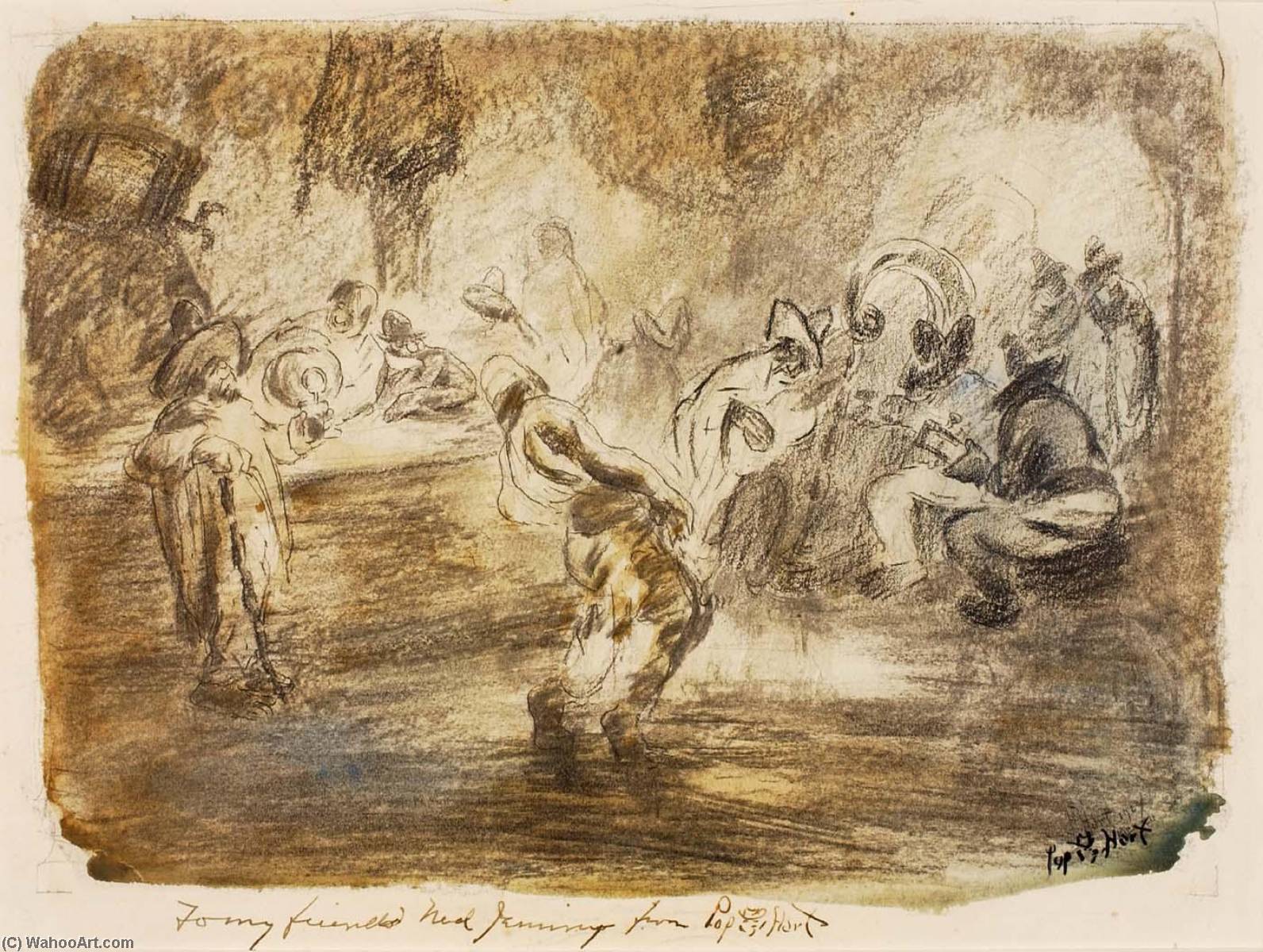 Dias De Fiesta (dias De Fiesta 1, Study For Print) — George Overbury Pop Hart