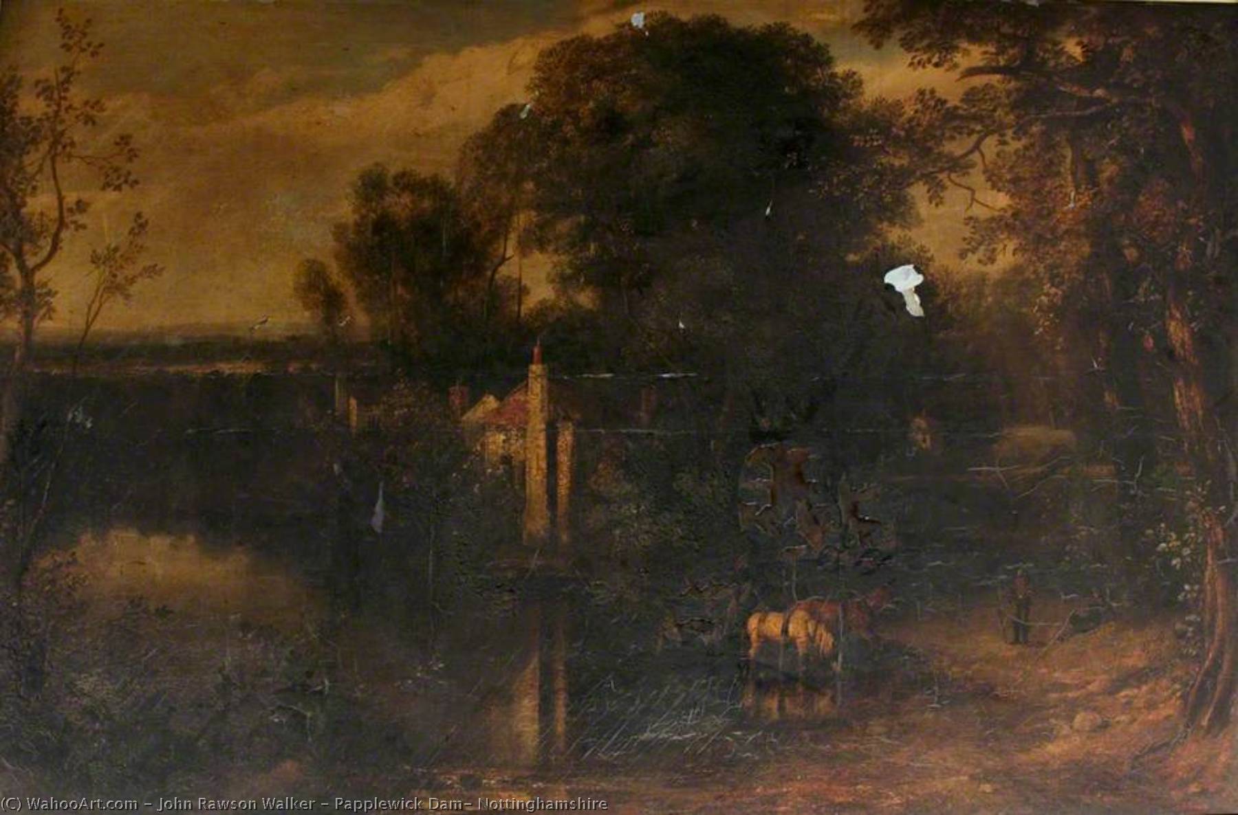 Papplewick Dam, Nottinghamshire — John Rawson Walker