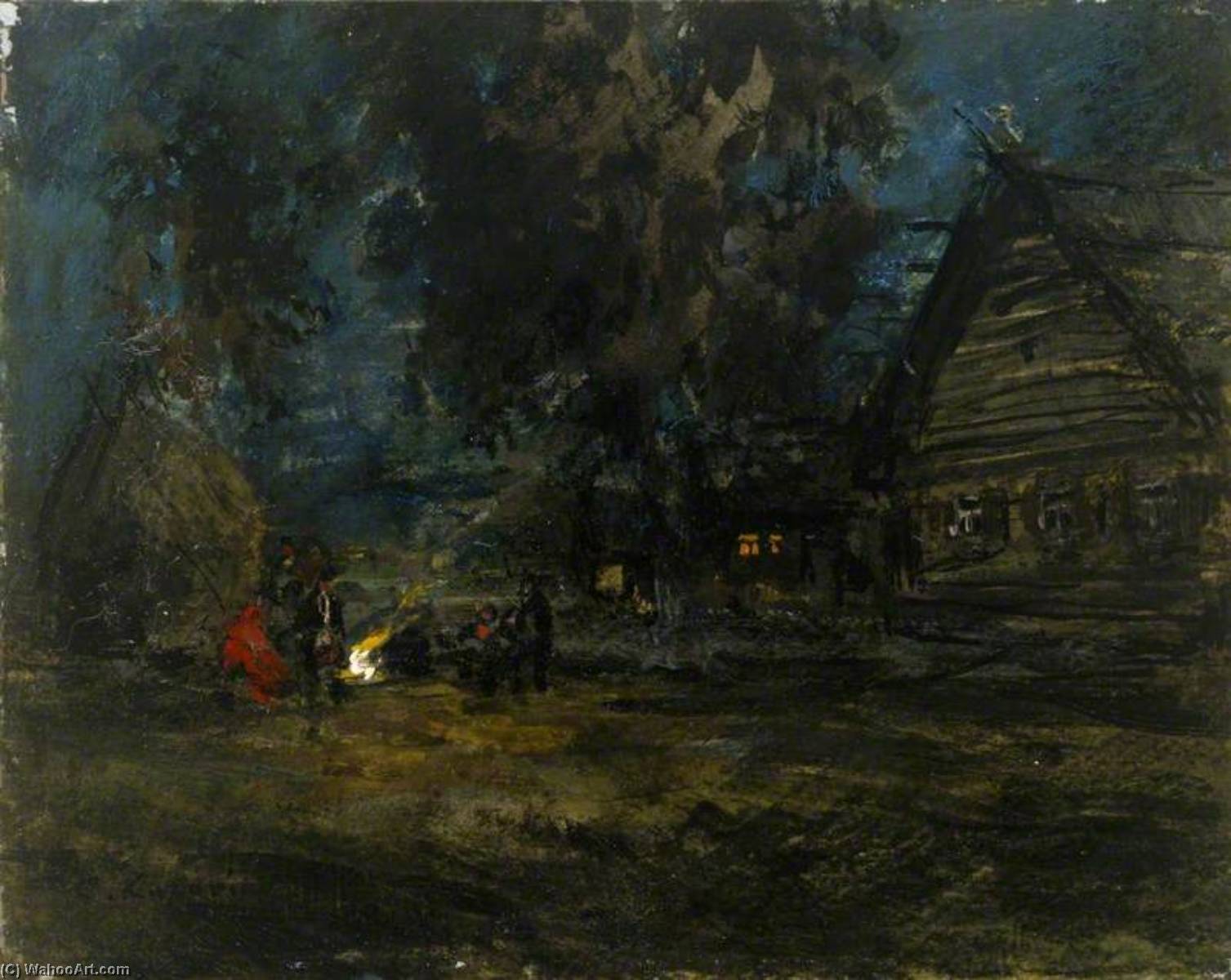 Sketch Of A Russian Village — Konstantin Alexeievitch Korovin